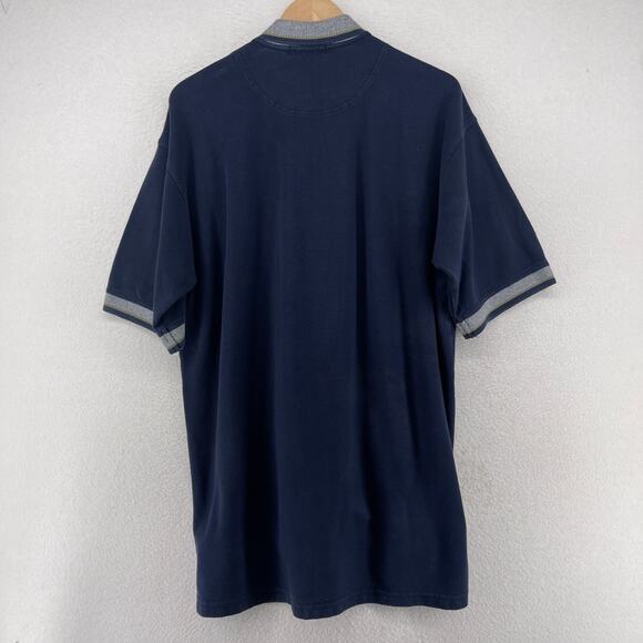 COMPAQ Computers Shirt Mens XL ANDREWS SPORT Polo Golf Pique Cotton Blue - Picture 2 of 13